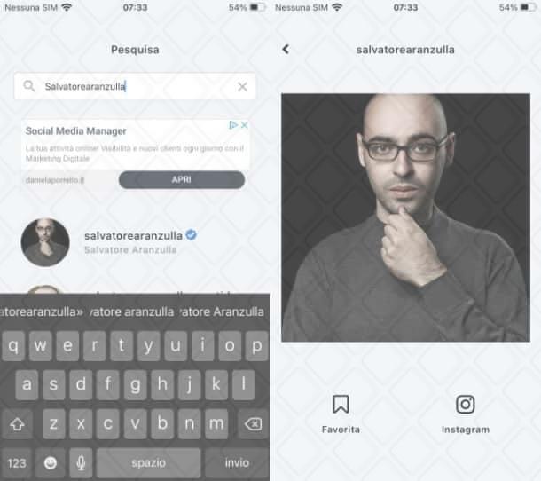 Visualizzatore di foto per Instagram