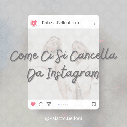 Come ci si cancella da Instagram