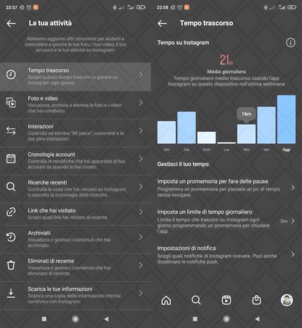 Come visualizzare le mie attività su Instagram