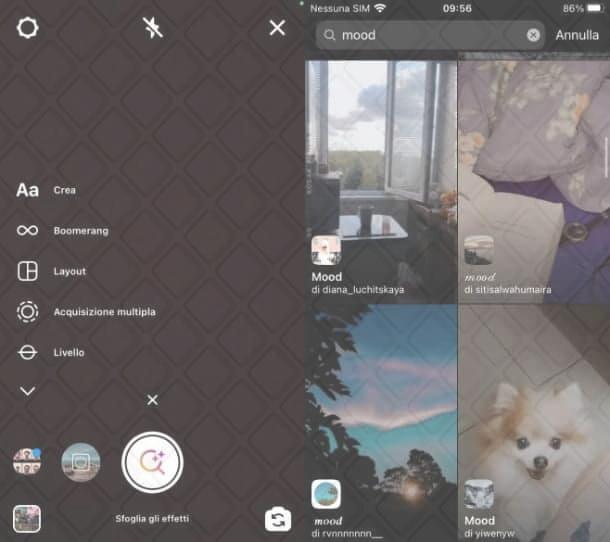 Come fare l'effetto mood su Instagram