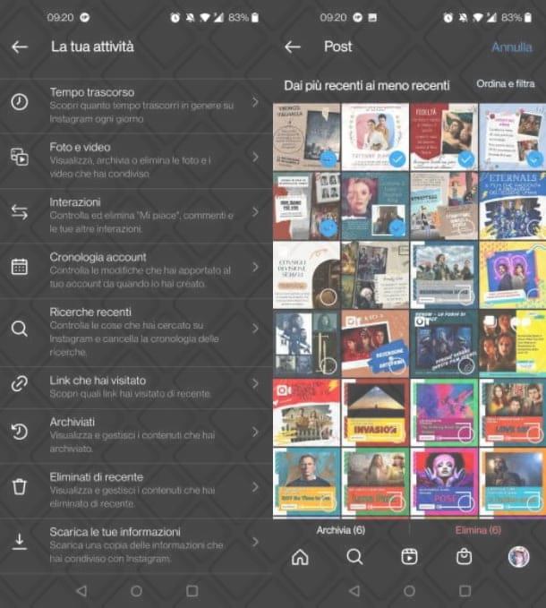 Come archiviare tutte le foto su Instagram