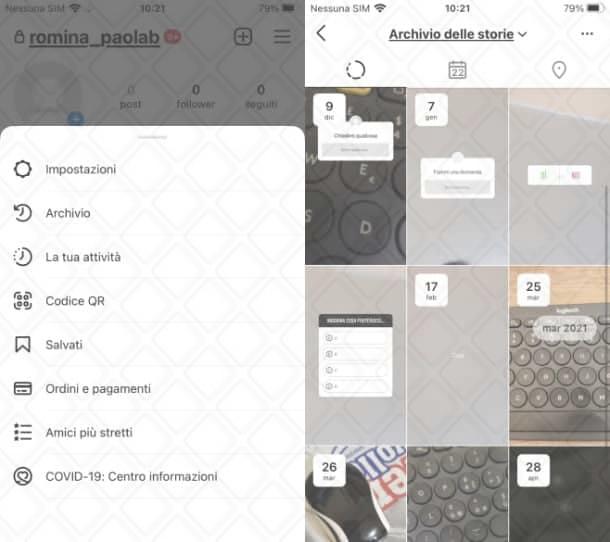 Come inserire video vecchi nella storia di Instagram