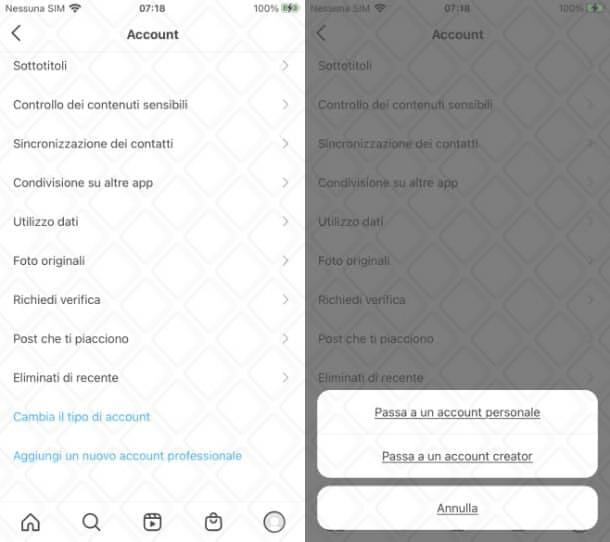 Come impostare il profilo privato su Instagram se si ha un profilo aziendale