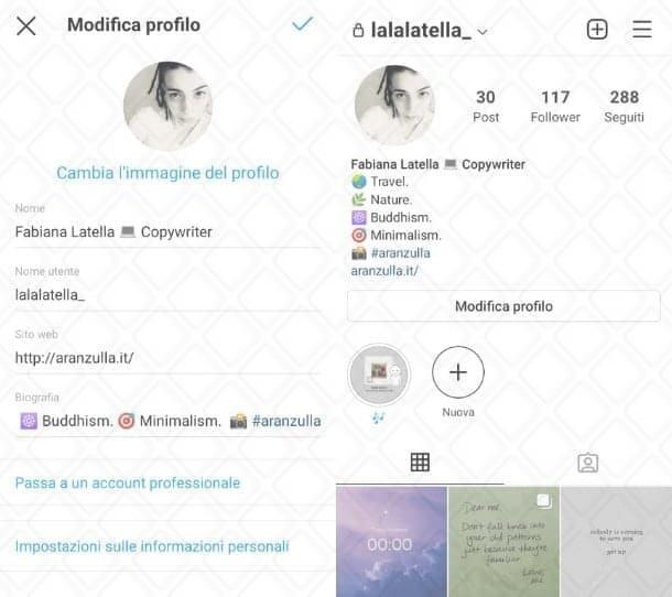 Inserire il Link del Sito nella Bio di Instagram