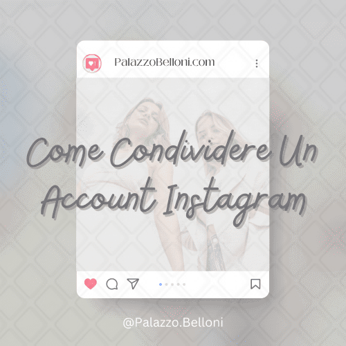 Come condividere un account Instagram