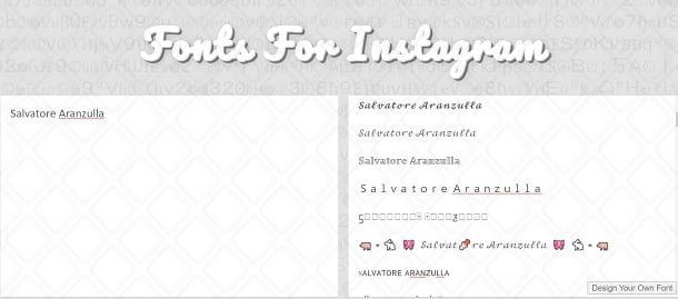 Instagram Font LingoJam