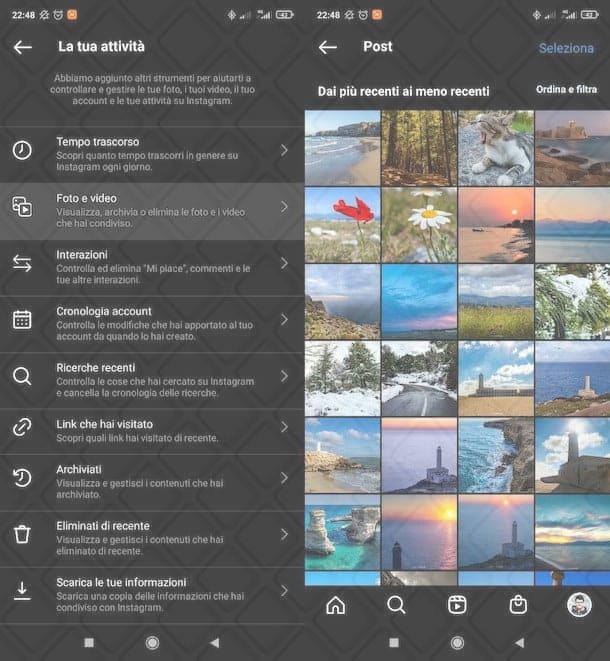 Come visualizzare le mie attività su Instagram