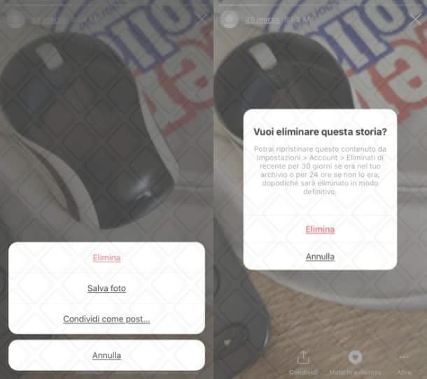 Come eliminare le vecchie storie su Instagram