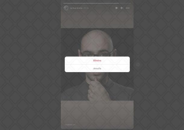 Eliminare storie Instagram dal PC
