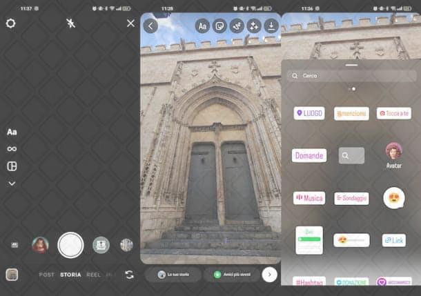 Editor per cambiare le Storie su Instagram