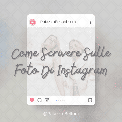 Come scrivere sulle foto di Instagram