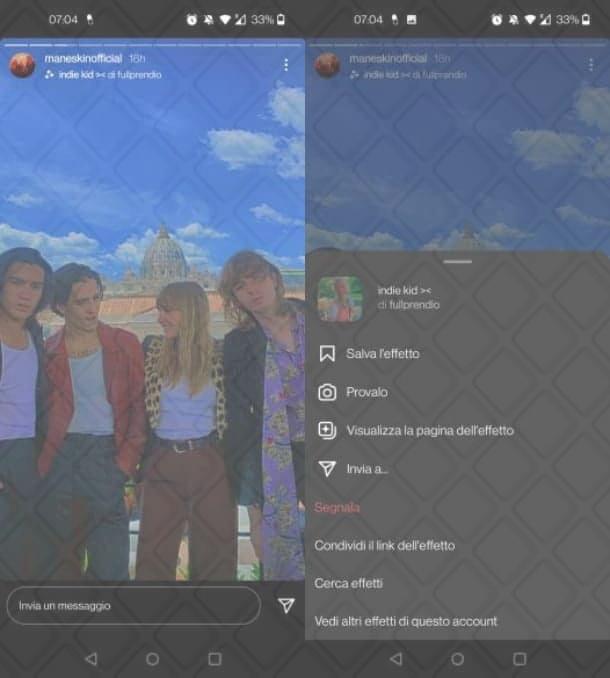 Come usare filtri Instagram senza pubblicare