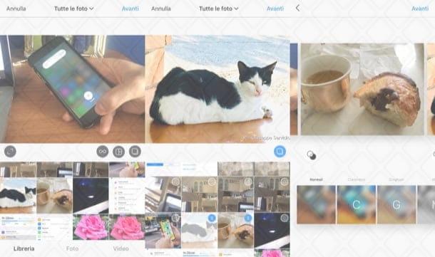 Come pubblicare più foto su Instagram senza tagliarle