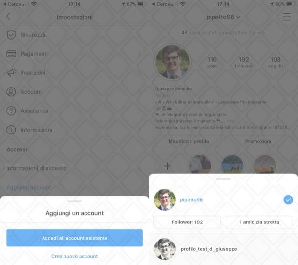 Come gestire due account Instagram su iPhone