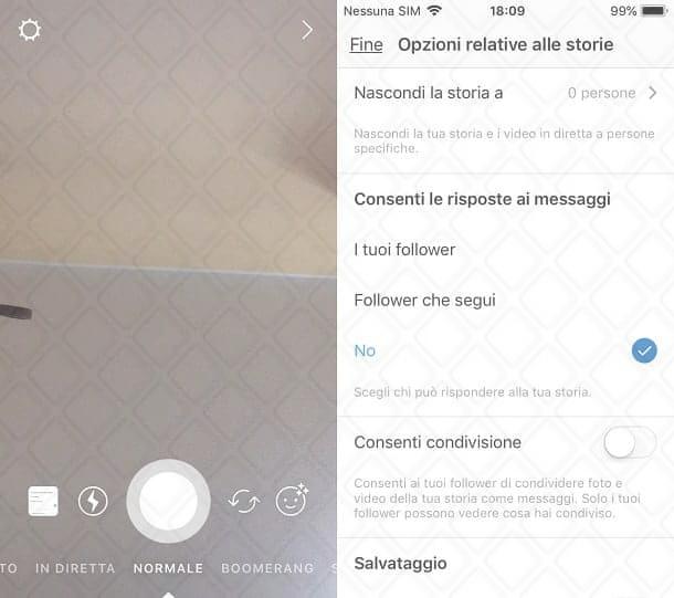 Come occultare la storia di Instagram a tutti