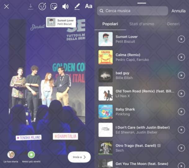 Come aggiungere musica alle tue storie su Instagram