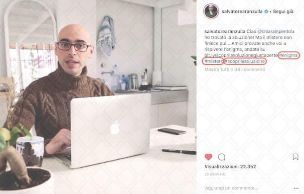 Come pubblicare foto su Instagram con hashtag