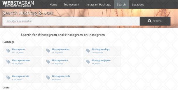 Come usare Instagram senza account