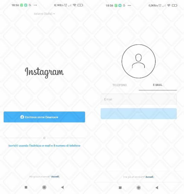 Come creare un account Instagram da zero