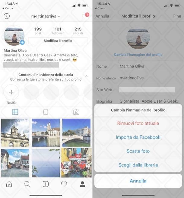 Come ridimensionare una foto per il profilo Instagram