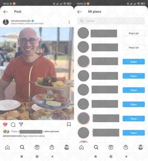 Come visualizzare i like di altri utenti su Instagram