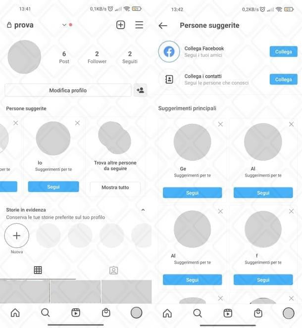 Come seguire su Instagram i propri contatti