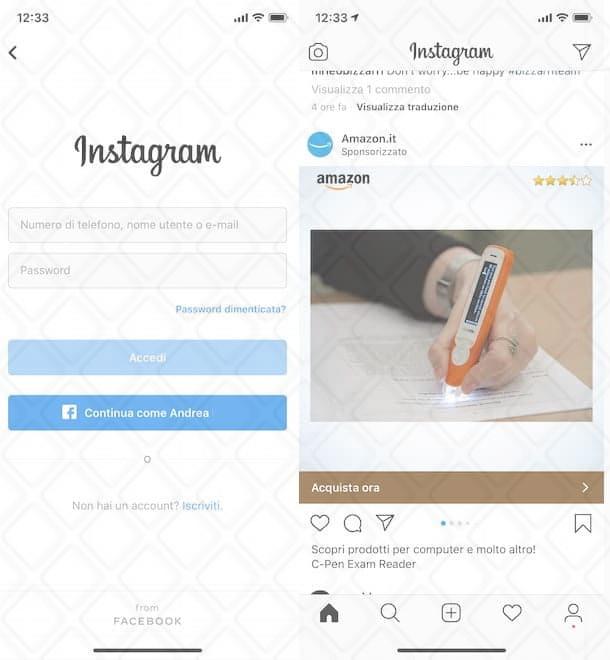 come recuperare la password di Instagram con Facebook