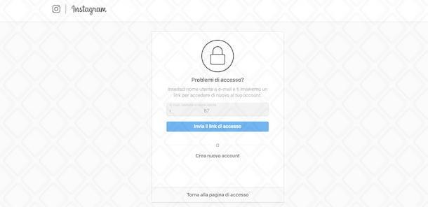 Come eliminare l'account Instagram senza la password