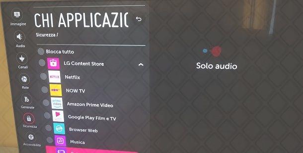 Bloccare app YouTube su Smart TV