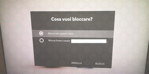 Come bloccare canali su YouTube Kids