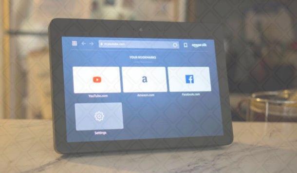 Accedere a YouTube da Echo Show