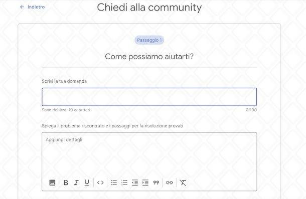 Nuova conversazione YouTube