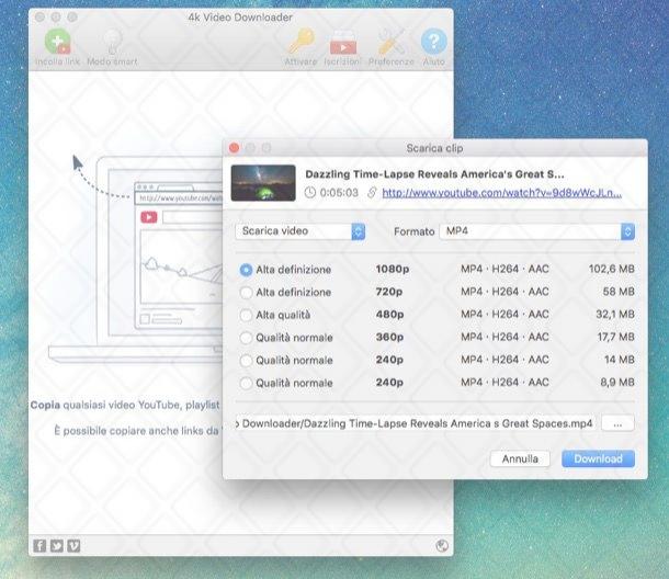 Come scaricare video da YouTube con Mac