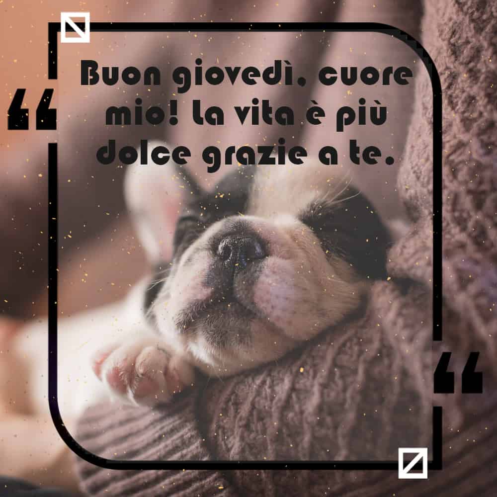 Buongiorno immagini giovedì