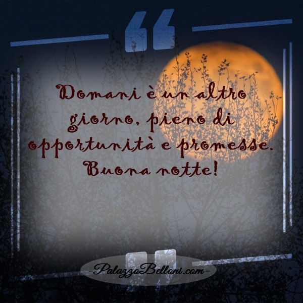 Frasi buonanotte a te