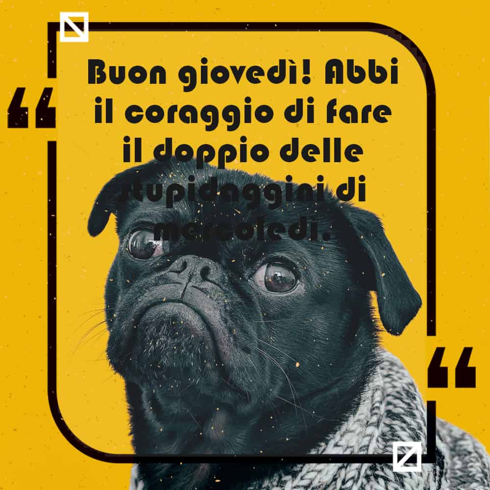 Frasi giovedì