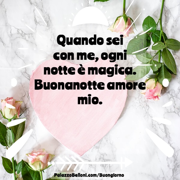 Frasi di buonanotte per lui