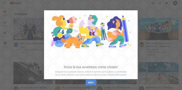 Come fare un canale su YouTube tramite computer